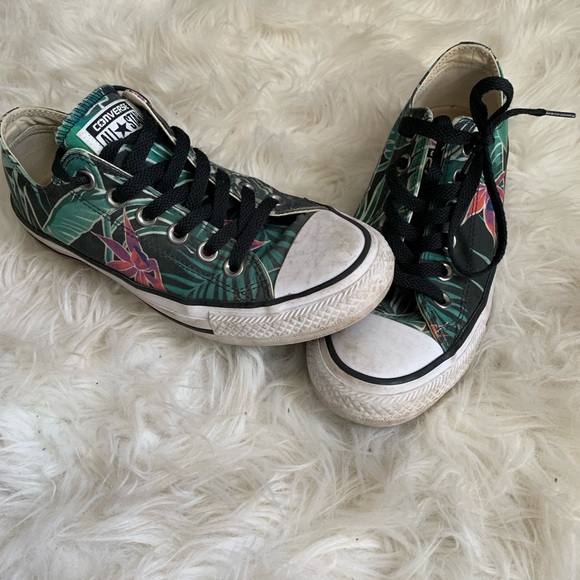 Converse Shoes - 🌴Converse all star🌴 tropical pattern low tops